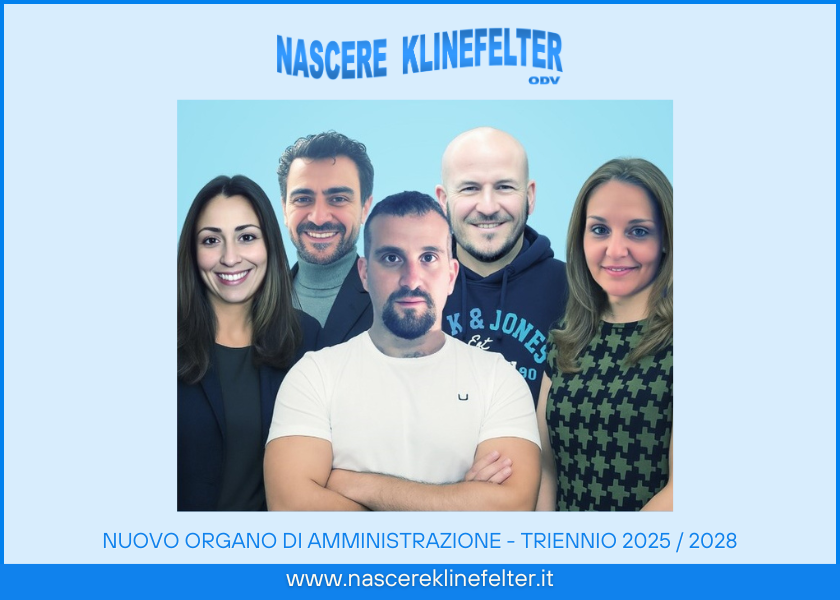 Nascere Klinefelter - organo di amministrazione 2025 2028